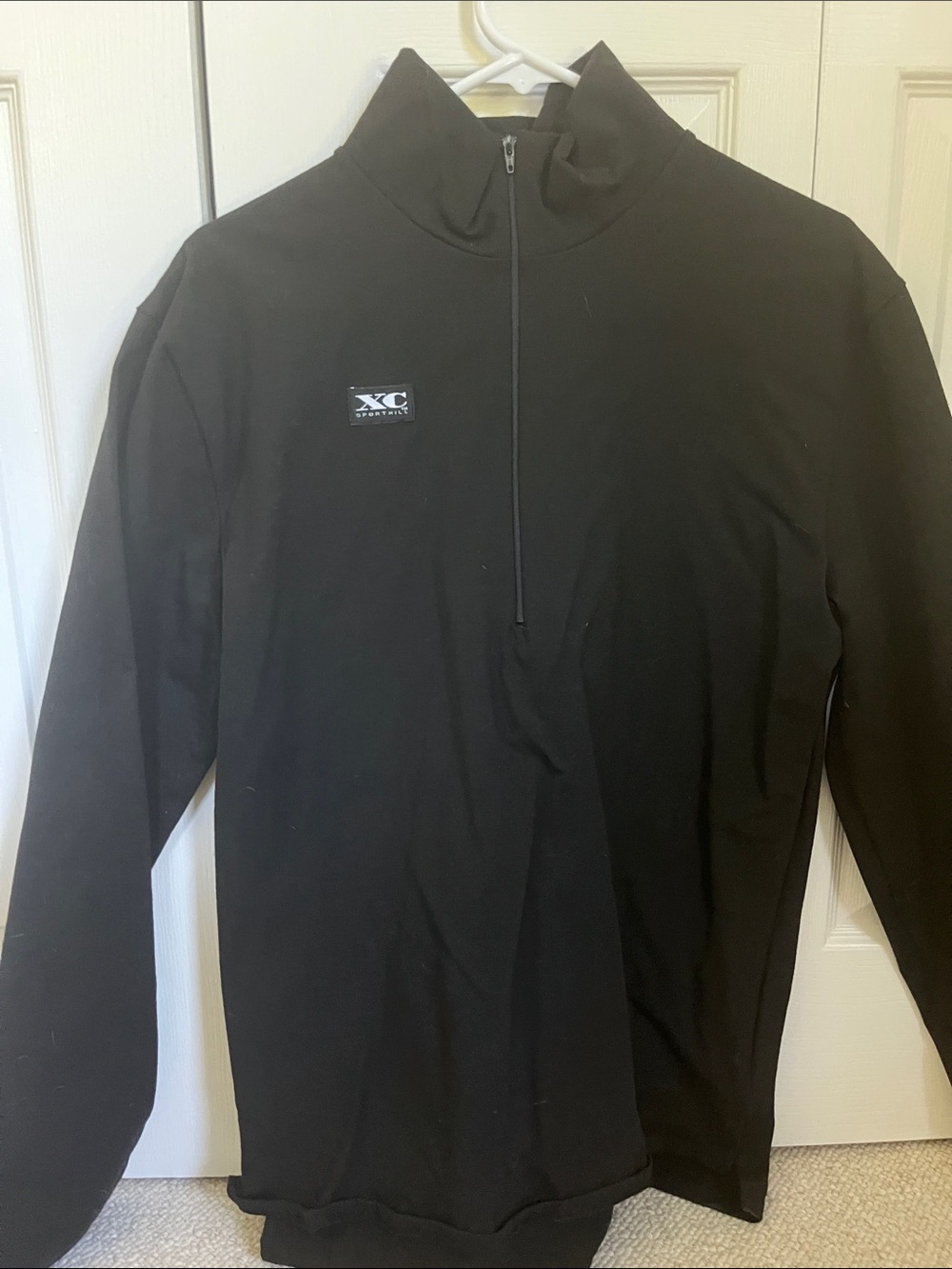 Sporthill XC Performance Men's Black Half-Zip Jacket